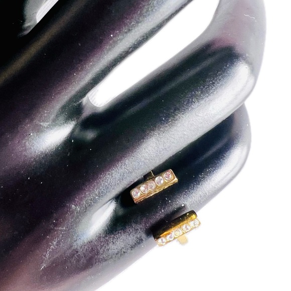 Kate Spade Raise the Bar Gold Plated Pave Style Ring in Sz 5-6 Like New - Picture 8 of 10